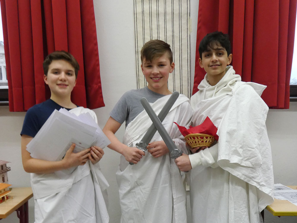 Römer und Griechen beim Tag der offenen Tür