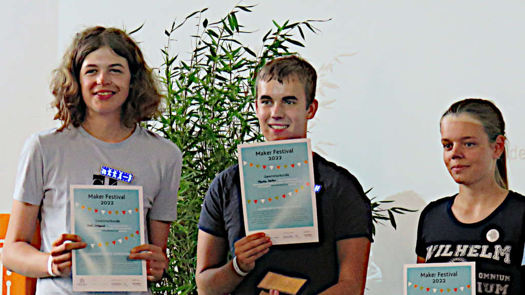 WG-Team gewinnt Innovationspreis bei Informatikwettbewerb