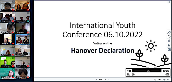75 years of Democracy in Lower Saxony (Germany): Virtual International Youth Conference