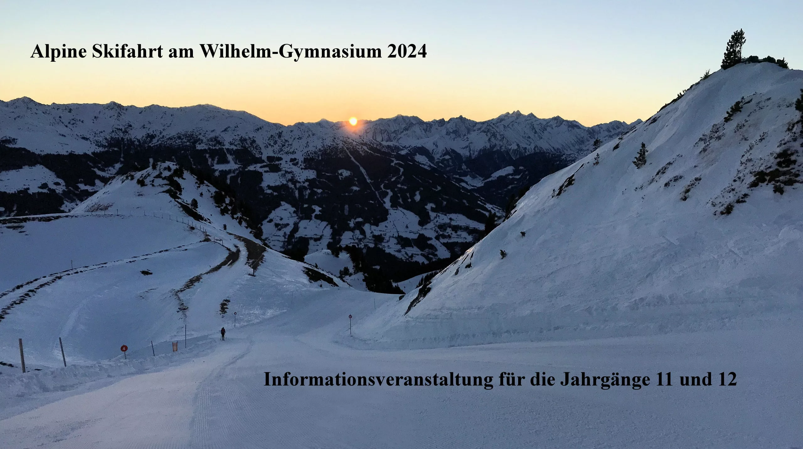 Informationsveranstaltung für die alpine Skifahrt