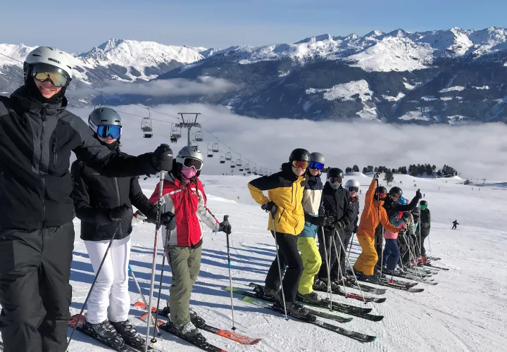 Alpine Skiausbildung des Jahrgangs 12
