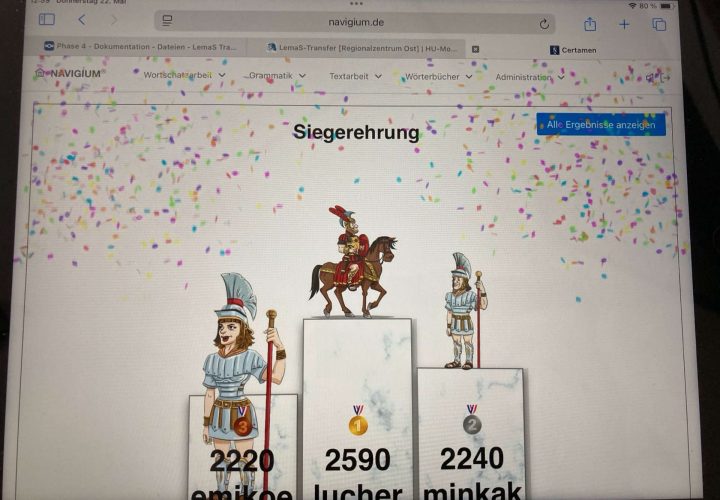 Dank an den Förderverein:  Ludificatio – Gamification