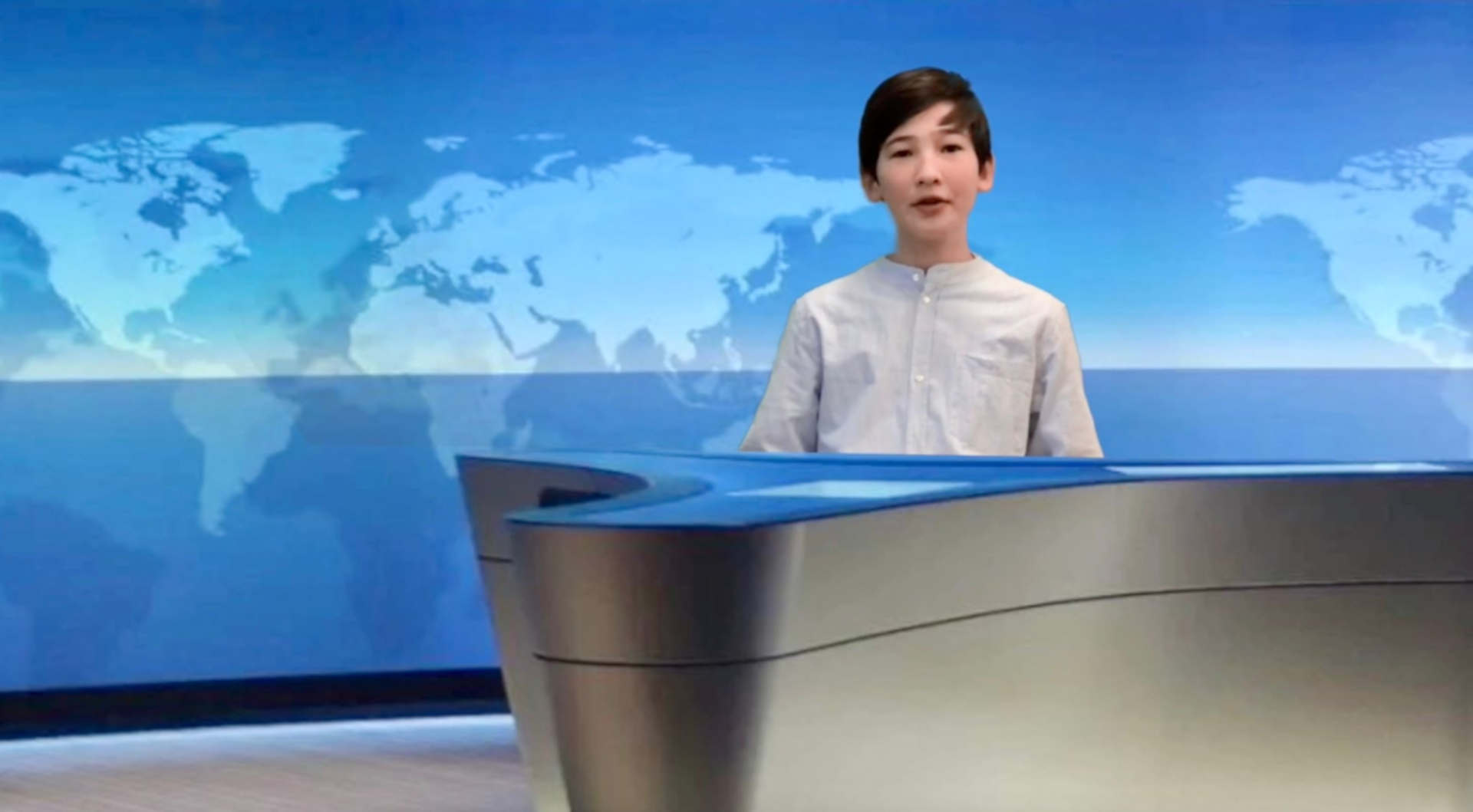 Welcome to London – Klasse 7e dreht vor dem Greenscreen