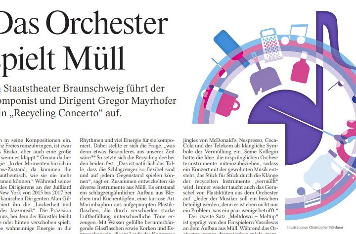 “Das Orchester spielt Müll” – Luzia Facca (Jg. 13) veröffentlicht in der FAZ