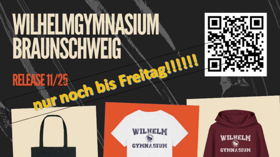WG-Onlineshop nur noch bis Freitag geöffnet!
