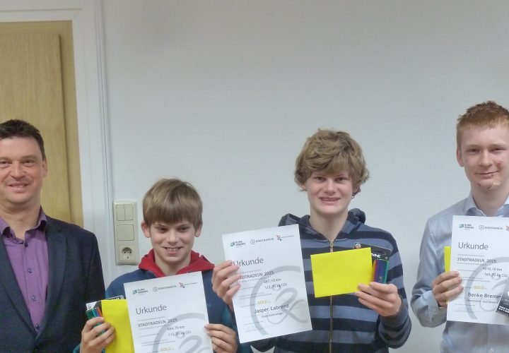Stadtradeln-Siegerehrung beendet den Mobilitätsherbst