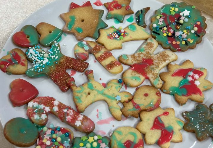 Plätzchenbacken in der Außenstelle