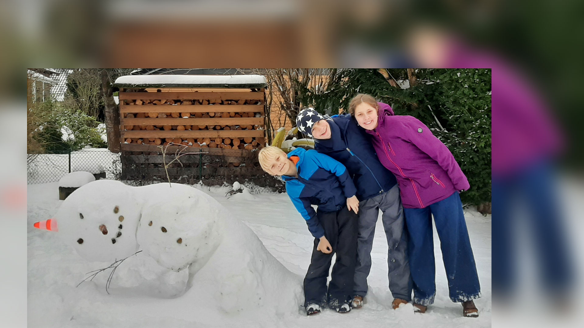 Aktion “Ich habe den originellsten Schneemann gebaut”