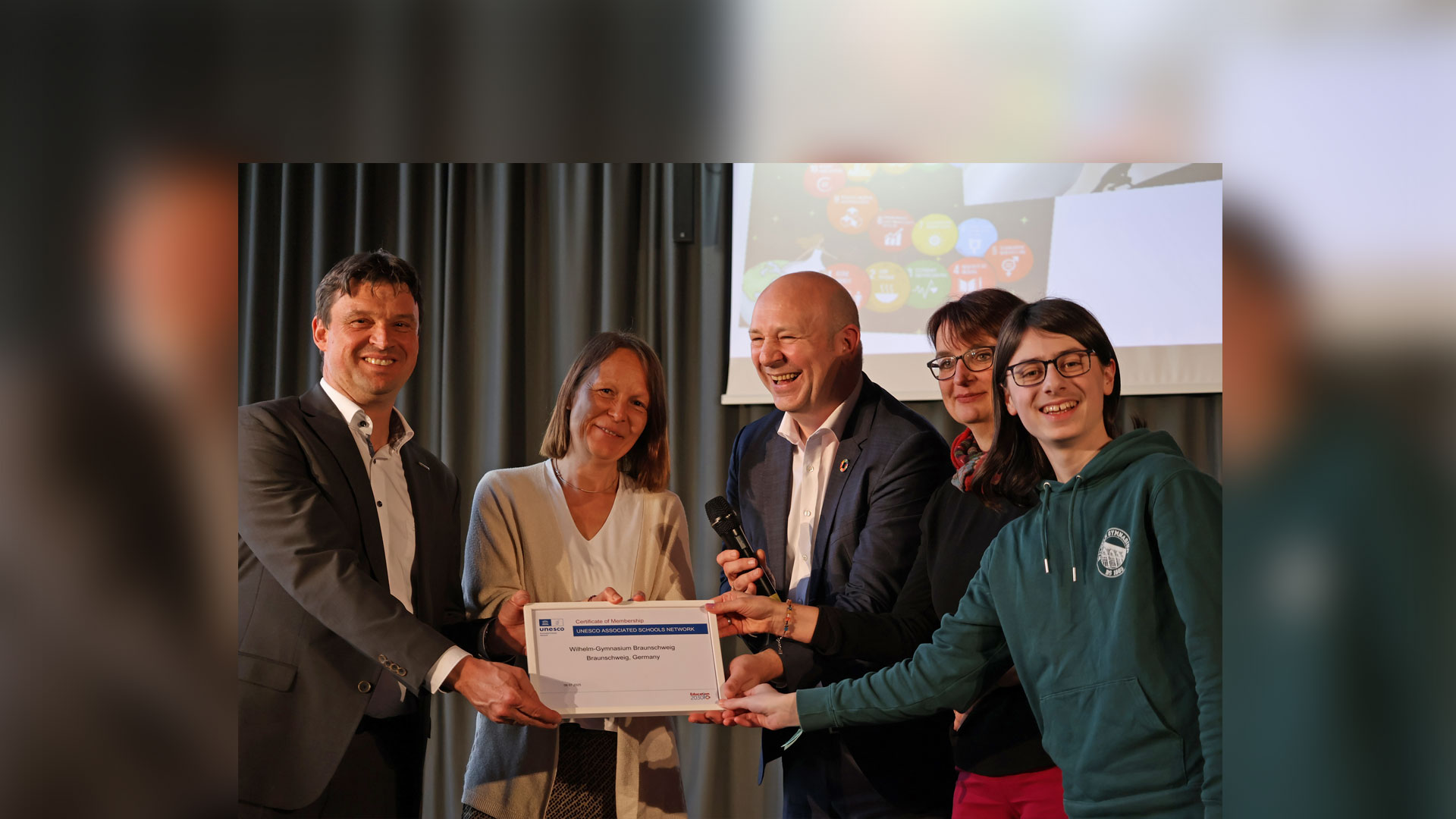 Das WG ist anerkannte UNESCO-Projektschule!