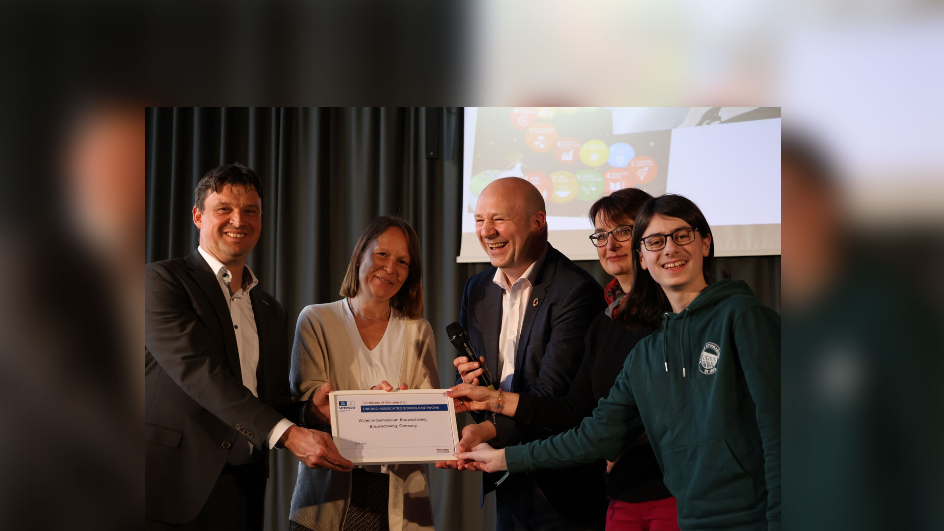 Das WG ist anerkannte UNESCO-Projektschule!